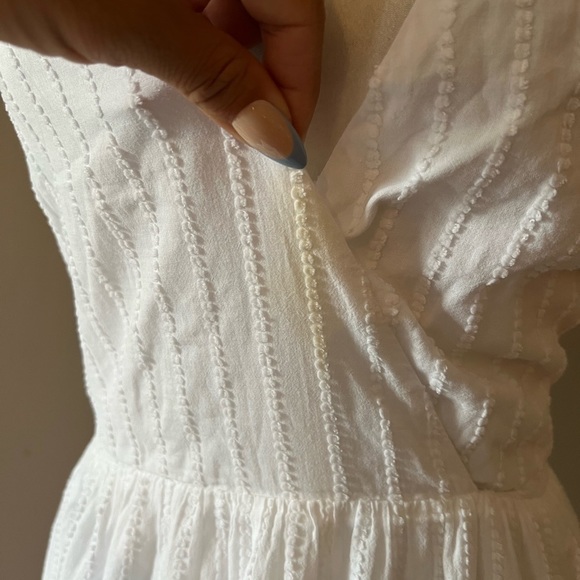 Zara White Strappy Open Back Maxi Dress - Picture 4 of 6